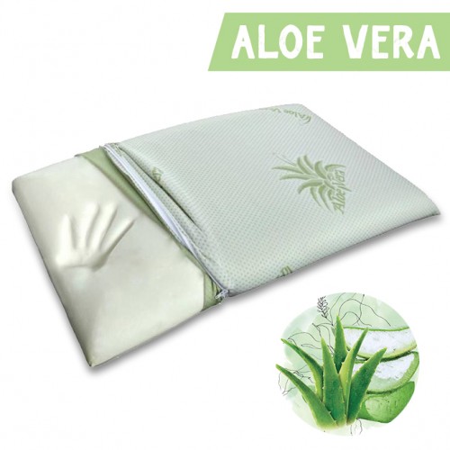 Perna Memory Aloe Vera DolceNotte, 72 x 42 x 12 cm, cu Husa Detasabila Perna Memory Aloe Vera DolceNotte, 72 x 42 x 12 cm, cu Husa Detasabila