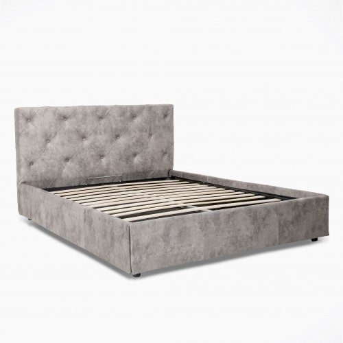 Pat tapitat QUADRO PLUS NEW cu somiera rabatabila si spatiu de depozitare Pat tapitat QUADRO PLUS NEW cu somiera rabatabila si spatiu de depozitare