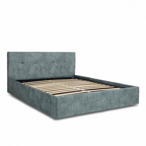 Pat tapitat TIMO PLUS cu somiera rabatabila si spatiu de depozitare Pat tapitat TIMO PLUS cu somiera rabatabila si spatiu de depozitare